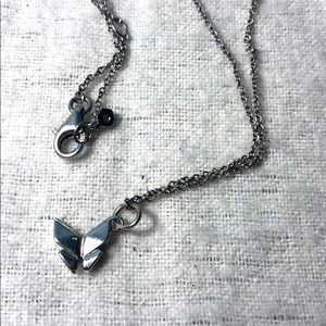 Butterfly necklace in Sterling silver